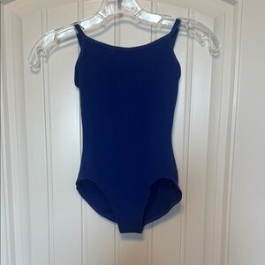 Capezio Royal Blue Leotard Youth Child Intermediate